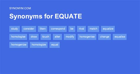 equate synonyms